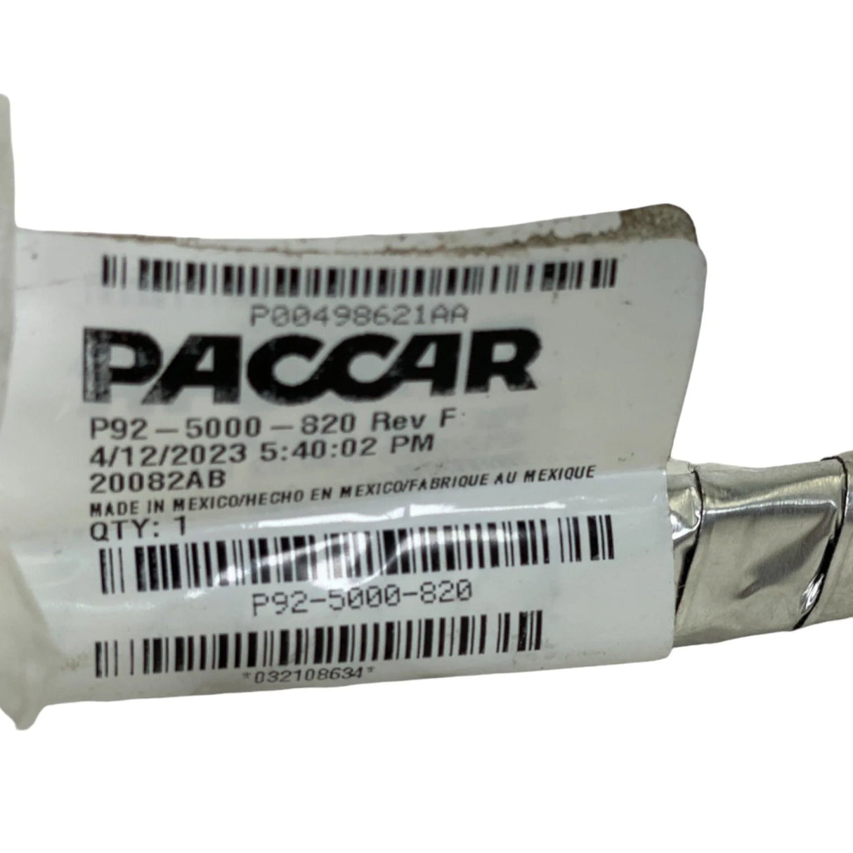 P92-5000-820 Genuine Paccar DPF SCR Wiring Harness - Truck To Trailer