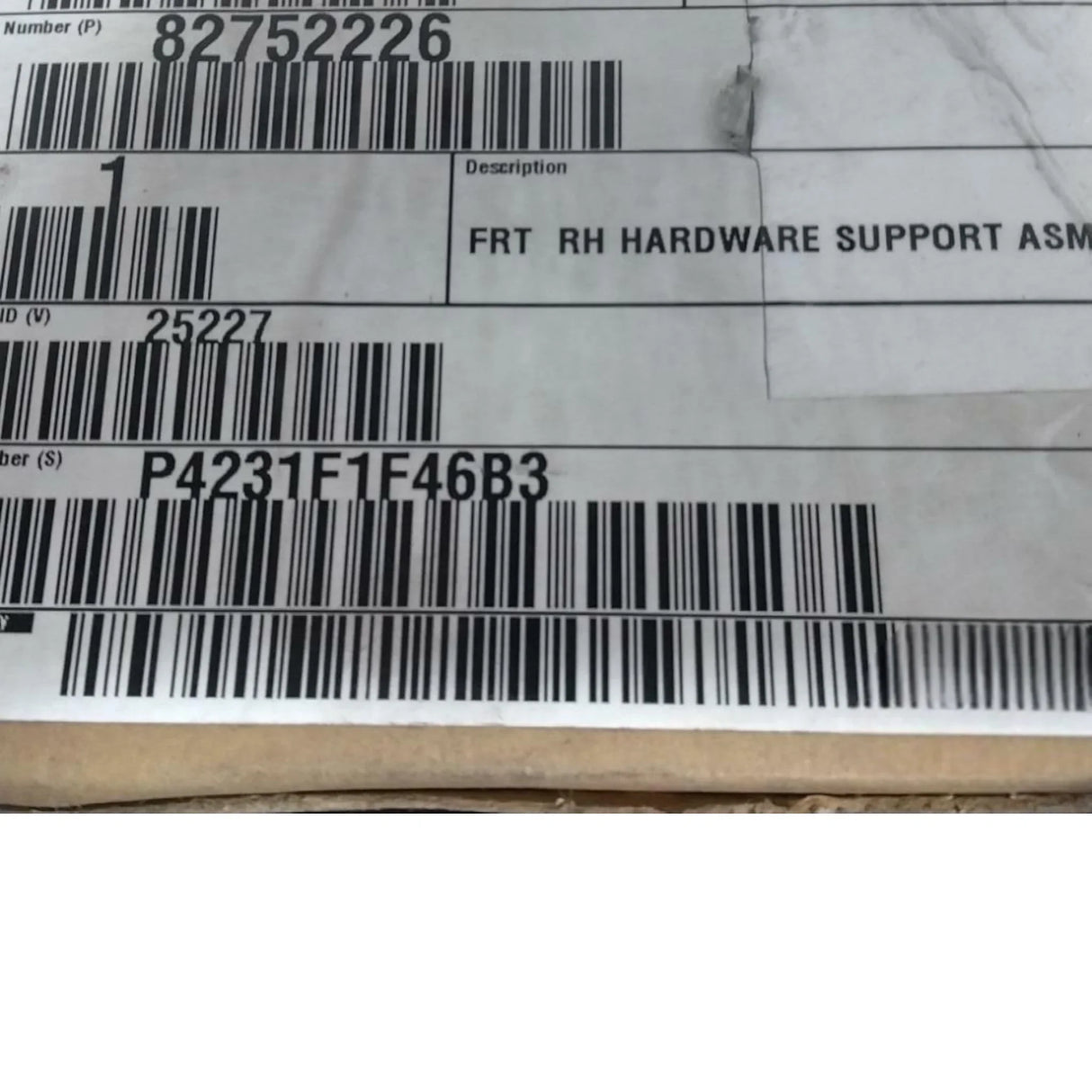 82752226 Genuine Mack Support - Truck To Trailer
