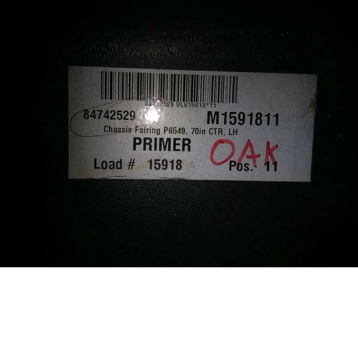 84742529 Genuine Mack Chassis Fairing - Truck To Trailer