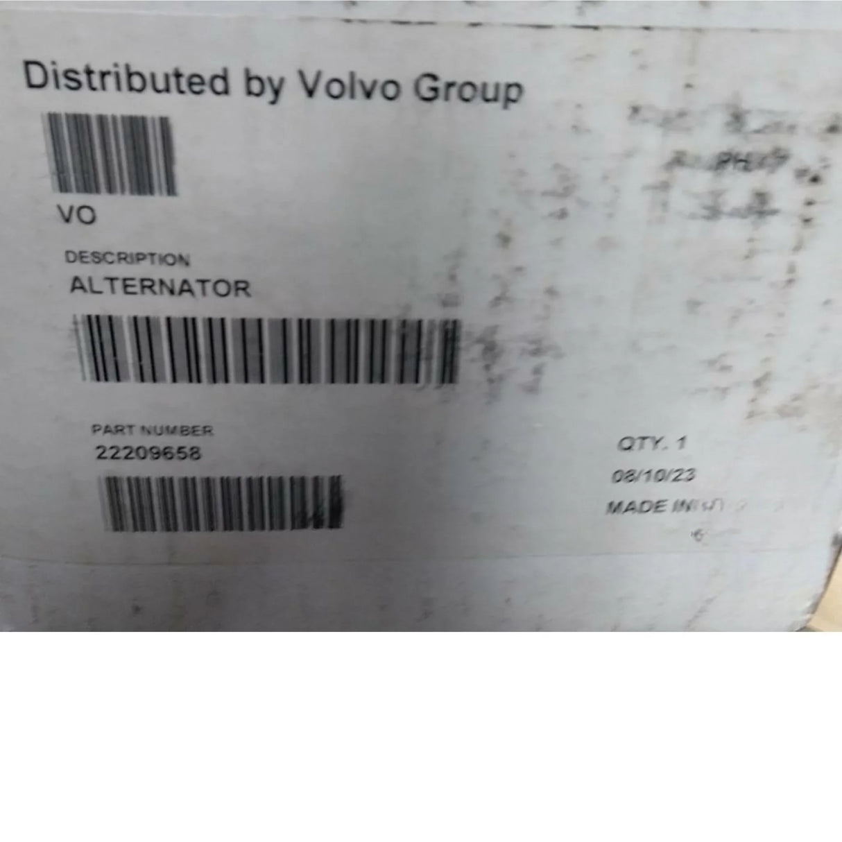 22209658 Genuine Mack Alternator - Truck To Trailer