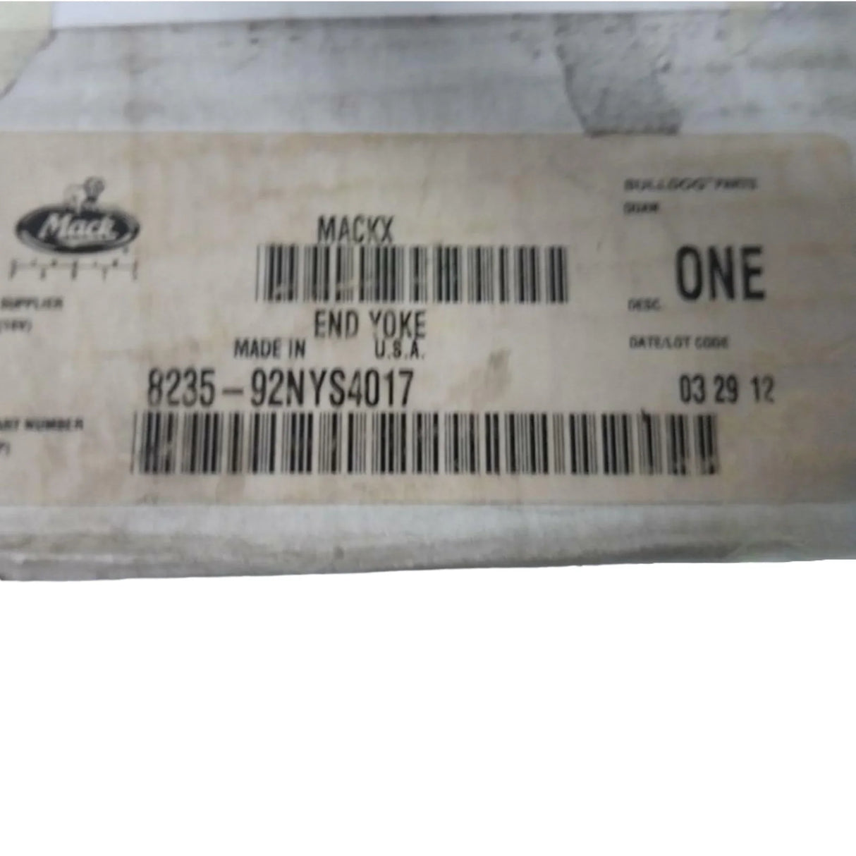 8235-92NYS4017 Genuine Volvo End Yoke - Truck To Trailer