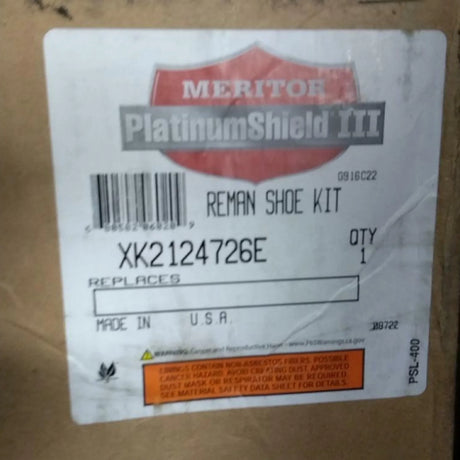 8235-XK2124726E Genuine Mack Relined Shoe Kit - Truck To Trailer
