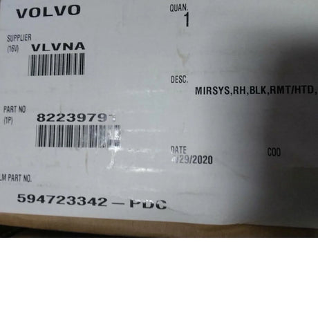 82239791 Genuine Volvo Rear-View Mirror - Truck To Trailer
