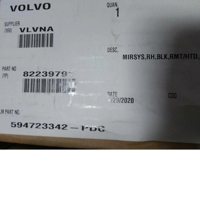 82239791 Genuine Volvo Rear-View Mirror - Truck To Trailer