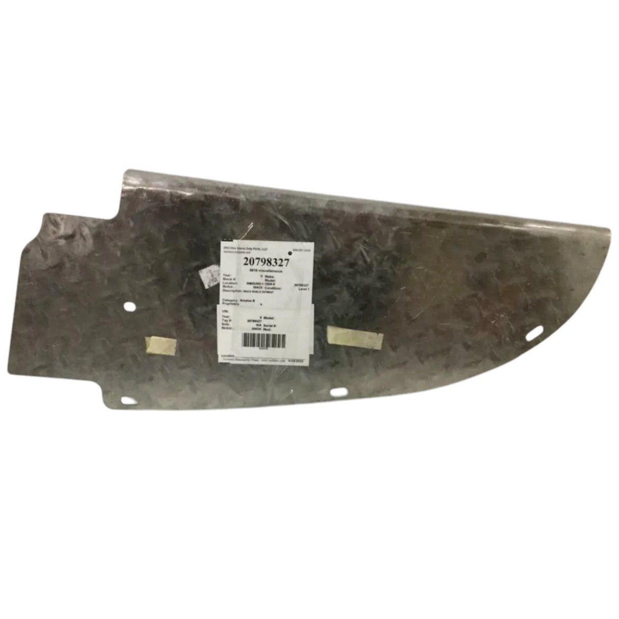 20798327 Genuine Mack Shield - Truck To Trailer