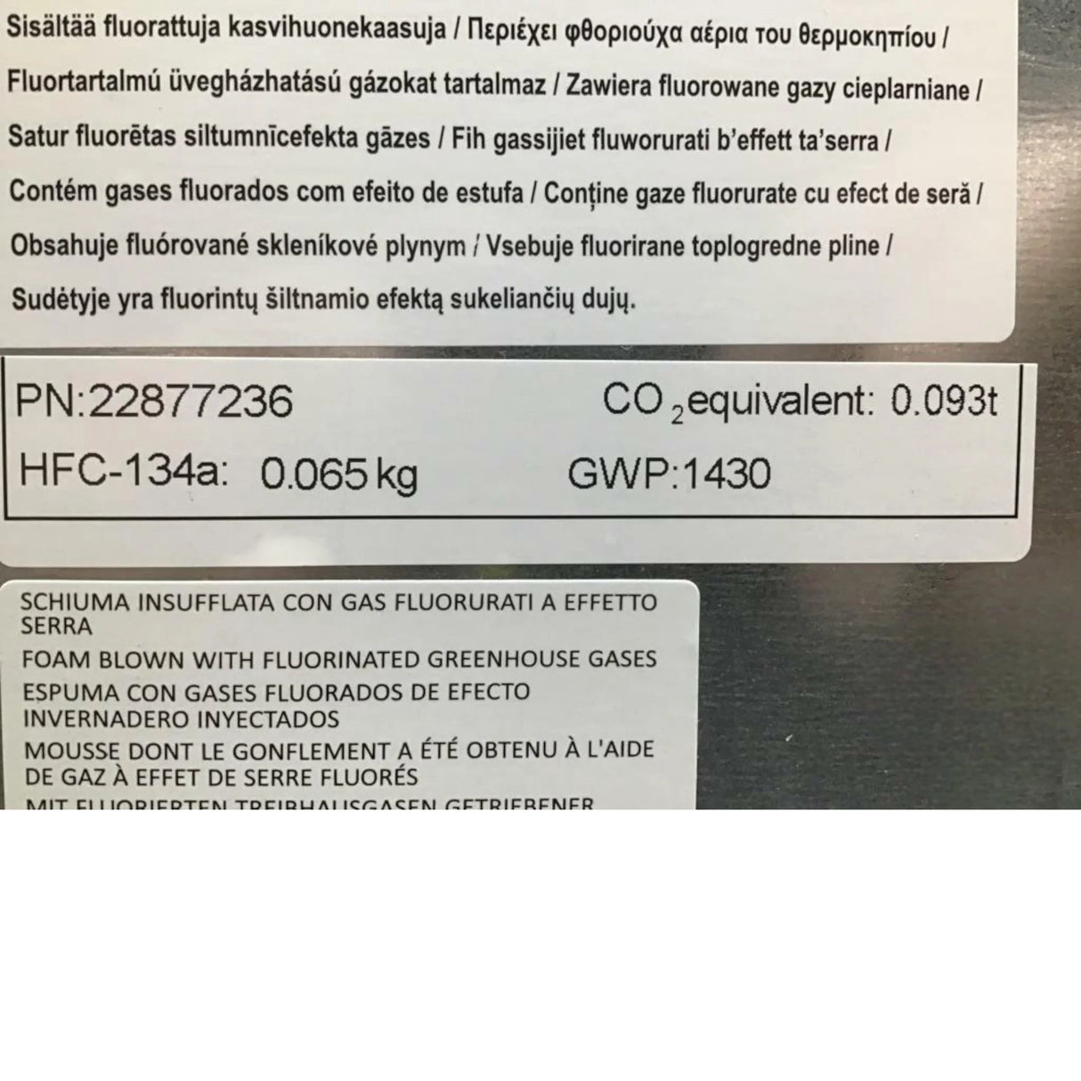 22877236 Genuine Mack Refrigerator - Truck To Trailer