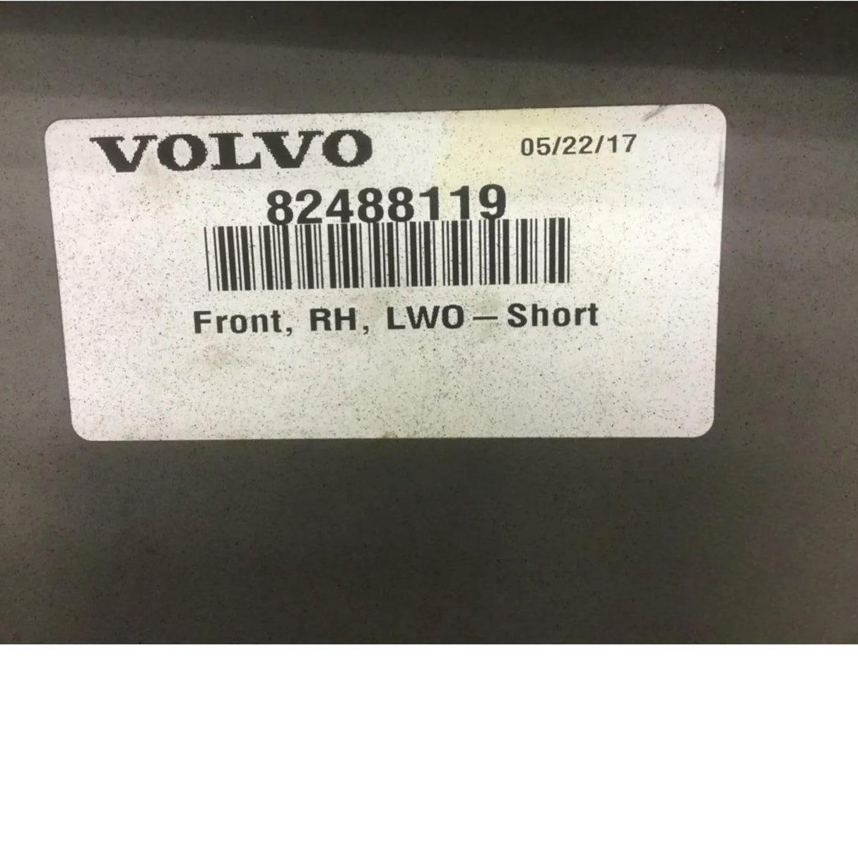 82488119 Genuine Volvo Chassis Fairing - Truck To Trailer