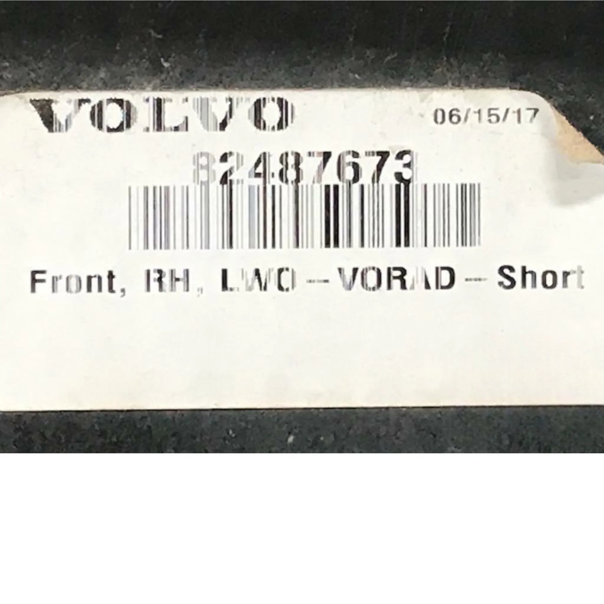 82487673 Genuine Volvo Chassis Fairing - Truck To Trailer