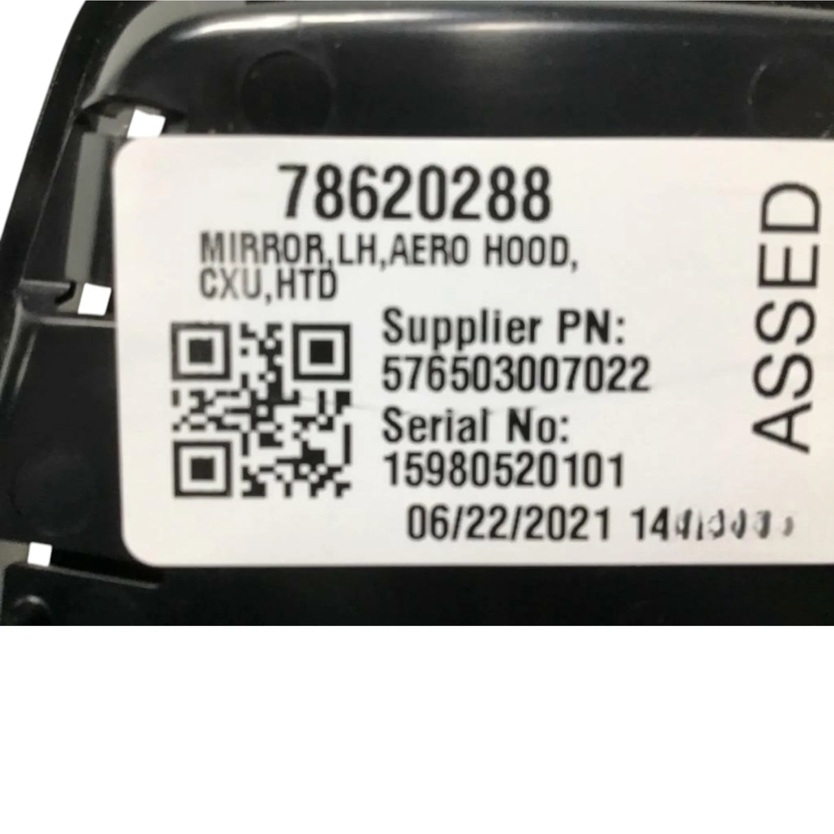 78620288 Genuine Volvo Manual Outside Mirrors Compl