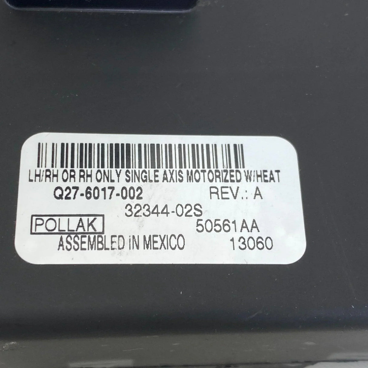 Q276017002 Genuine Paccar Mirror Control Module - Truck To Trailer