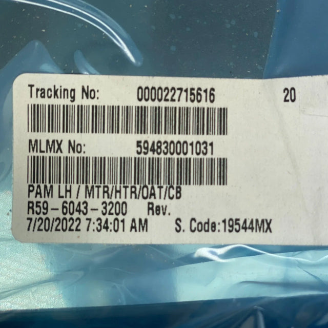 R59-6043-3200 Genuine Peterbilt Left Side Mirror Assembly - Truck To Trailer