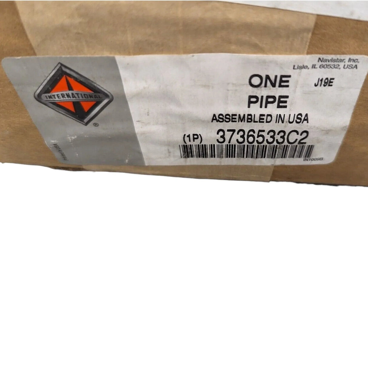 3736533C1 Genuine International Offset Exhaust Pipe - Truck To Trailer