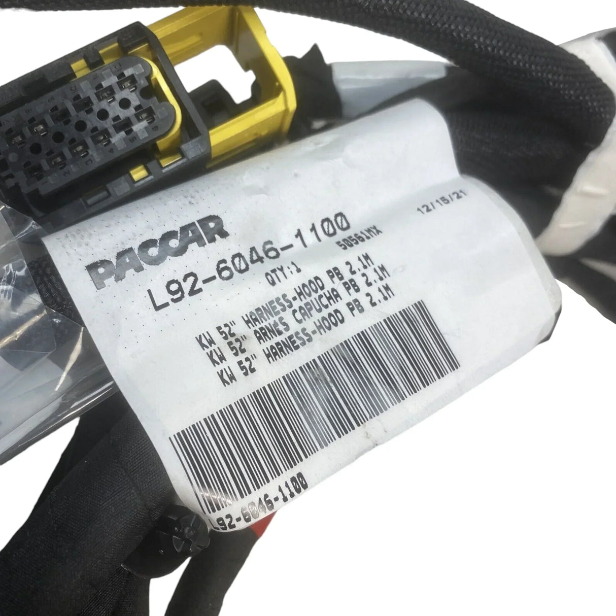 L9260461100 Genuine Paccar Hood Wiring Harness 2.1M - Truck To Trailer
