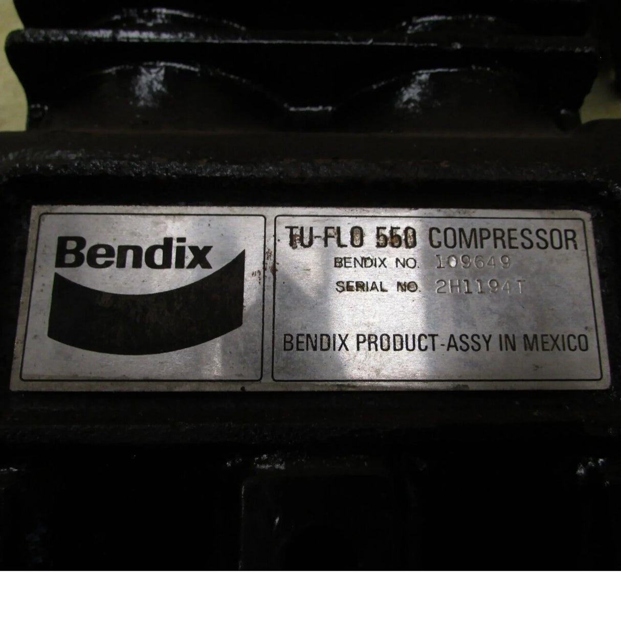 109653X Genuine Bendix Air Compressor TF-550 - Truck To Trailer