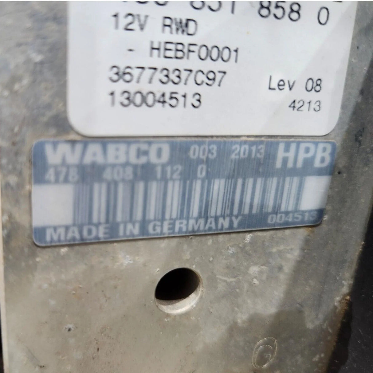 4008518580 Genuine Wabco Hydraulic Power Brake Assembly - Truck To Trailer