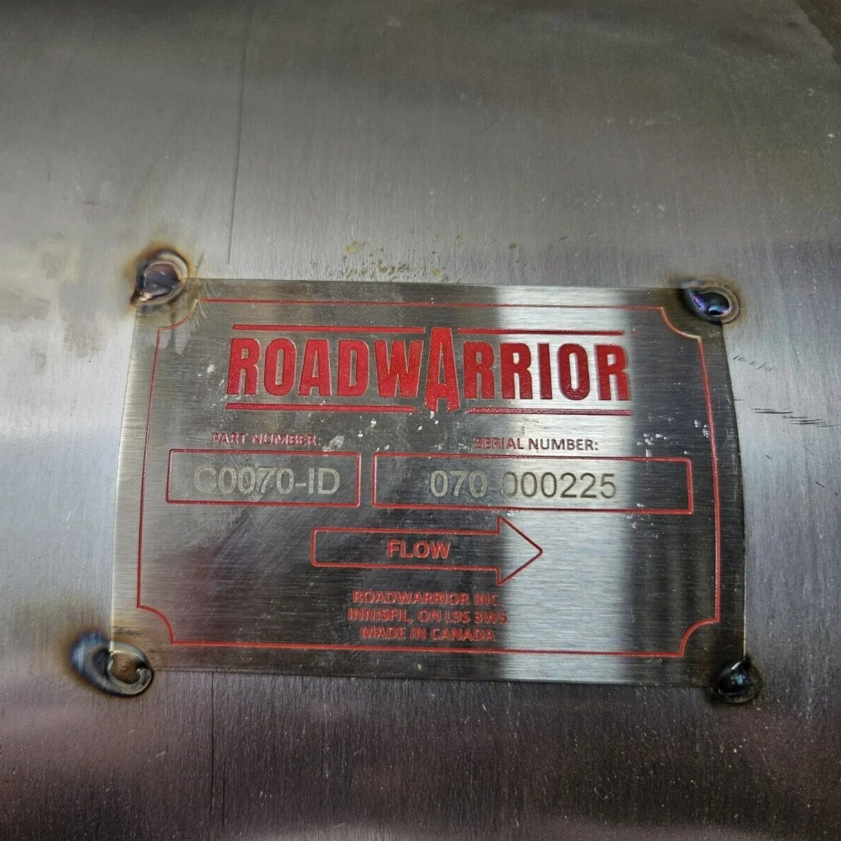 C0070-ID Roadwarrior Inlet Catalyst Module For Cummins - Truck To Trailer