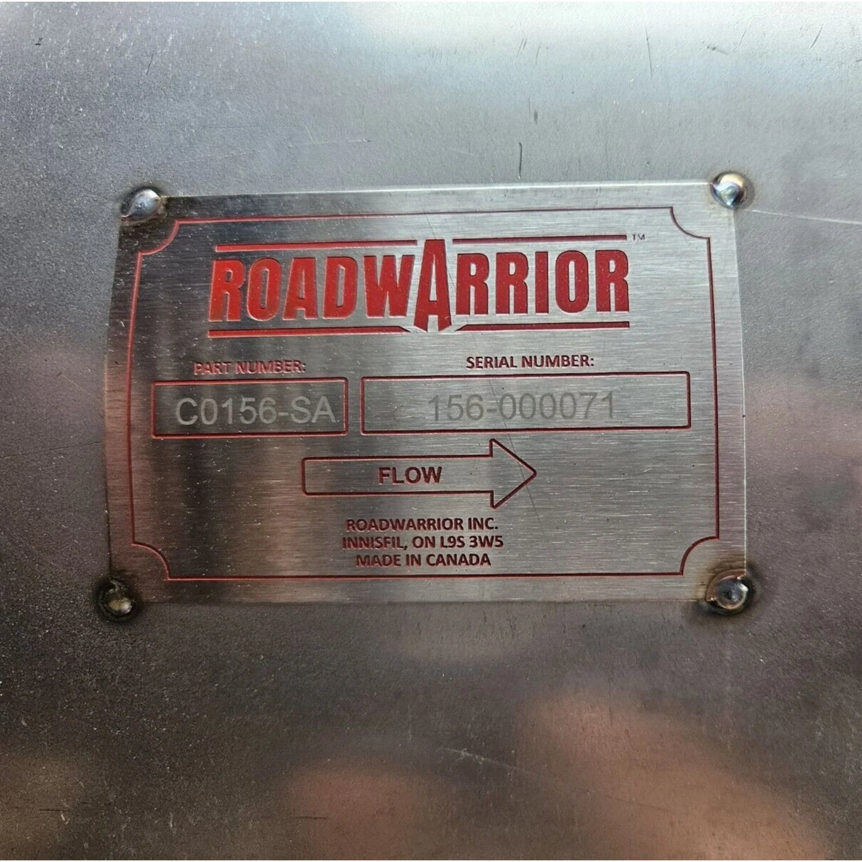 C0156-SA Roadwarrior DPF Diesel Particulte Filter For International - Truck To Trailer