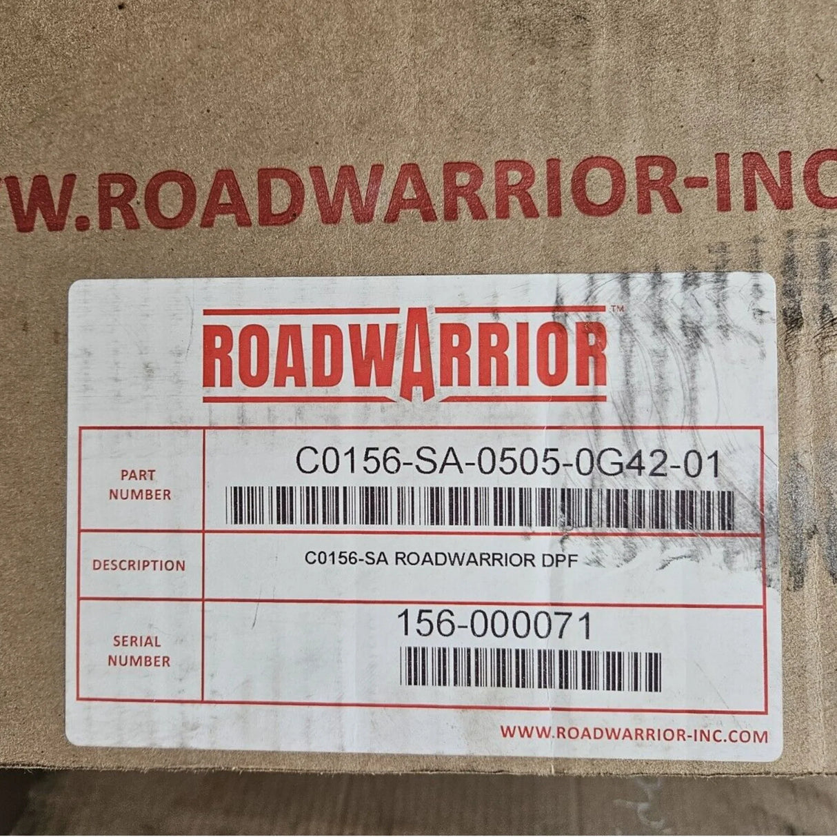 C0156-SA Roadwarrior DPF Diesel Particulte Filter For International - Truck To Trailer