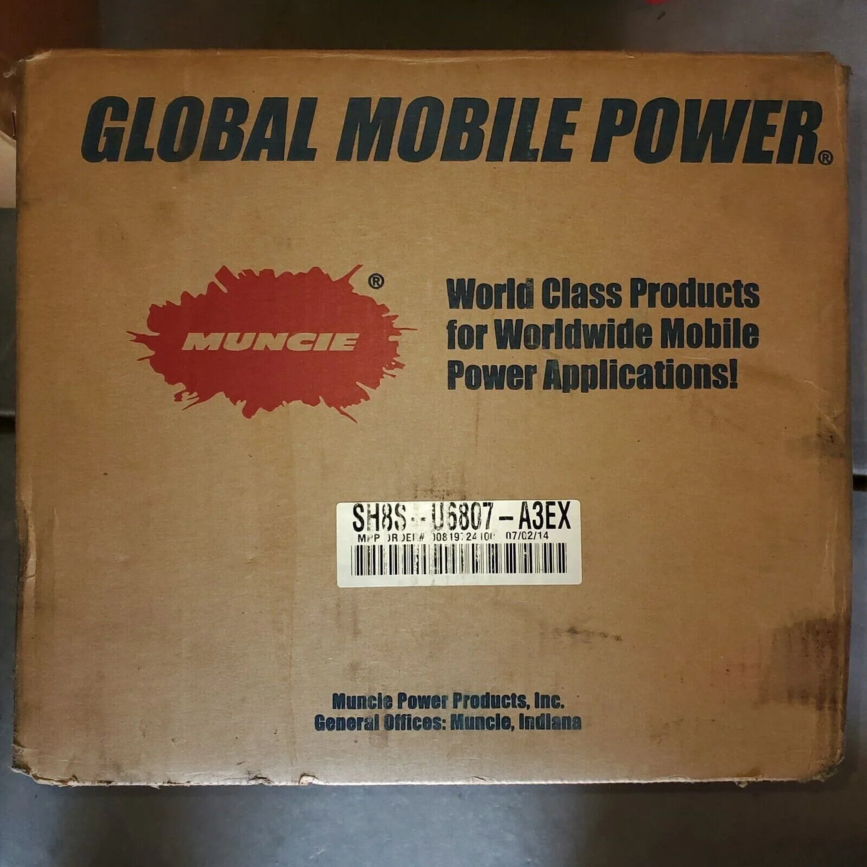 SH8S-U6807-A3EX Genuine Muncie PTO Power Take Off - Truck To Trailer