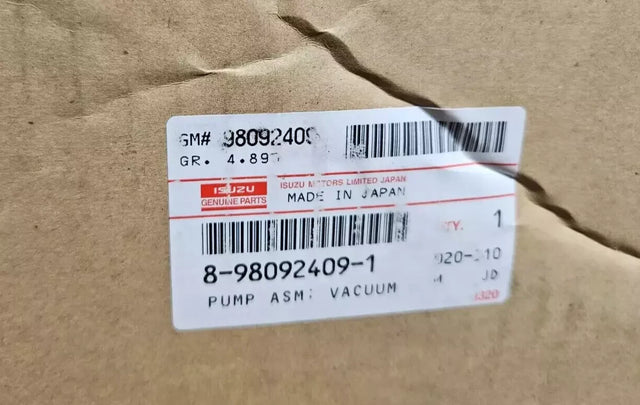 8-98092-409-1 Genuine Isuzu Water Pump Assembly - Truck To Trailer