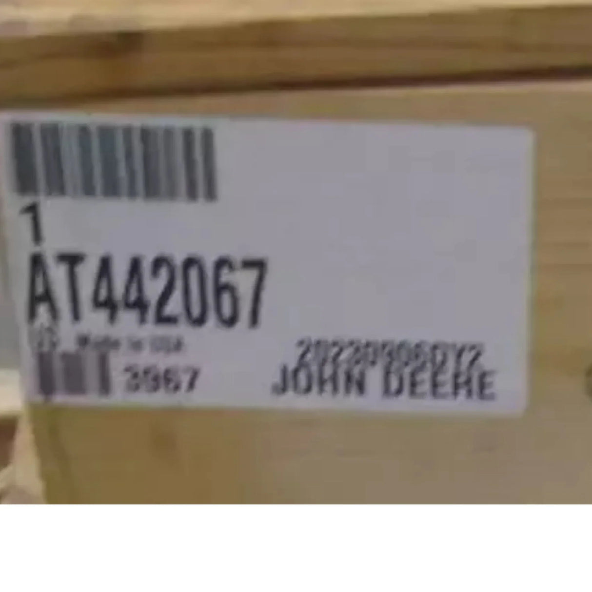 AT442067 Genuine John Deere Hydrostatic Drive Motor - Truck To Trailer