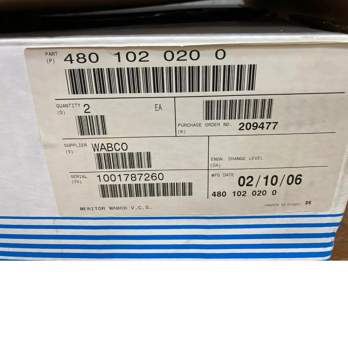 4801020200 Genuine Wabco ABS Trailer Modulator - Truck To Trailer