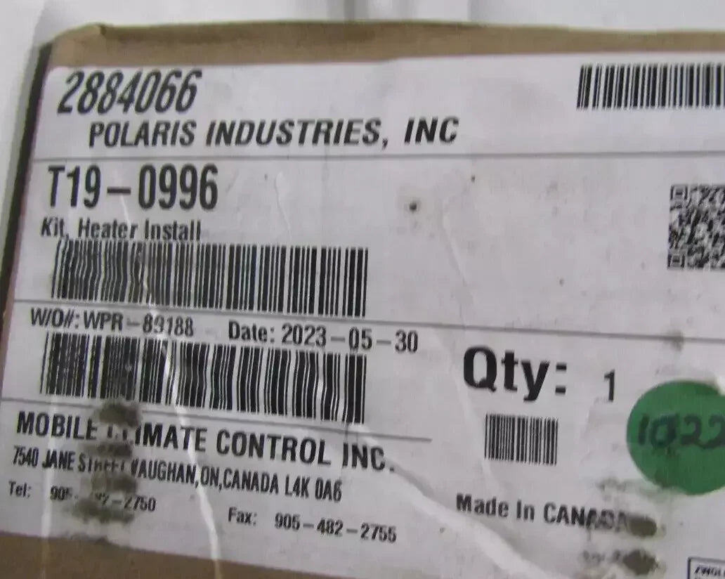 2884066 Genuine Polaris 8-Vent Heater & Defrost System - Truck To Trailer