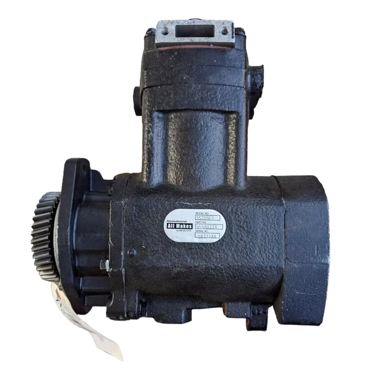 3558022X Genuine Bendix Air Brake Compressor SS296CE - Truck To Trailer