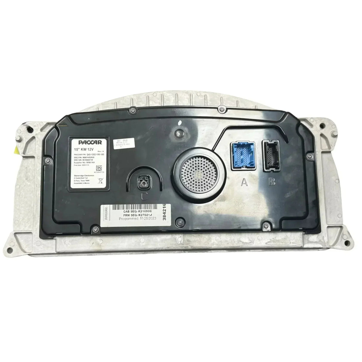 Q431200100100 Genuine Paccar Digital Display Cluster - Truck To Trailer