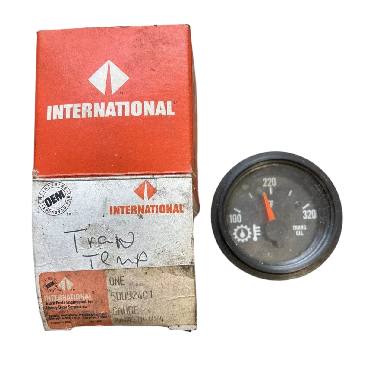 500524C1 International Transmission Oil Temperature Gauge - Truck To Trailer