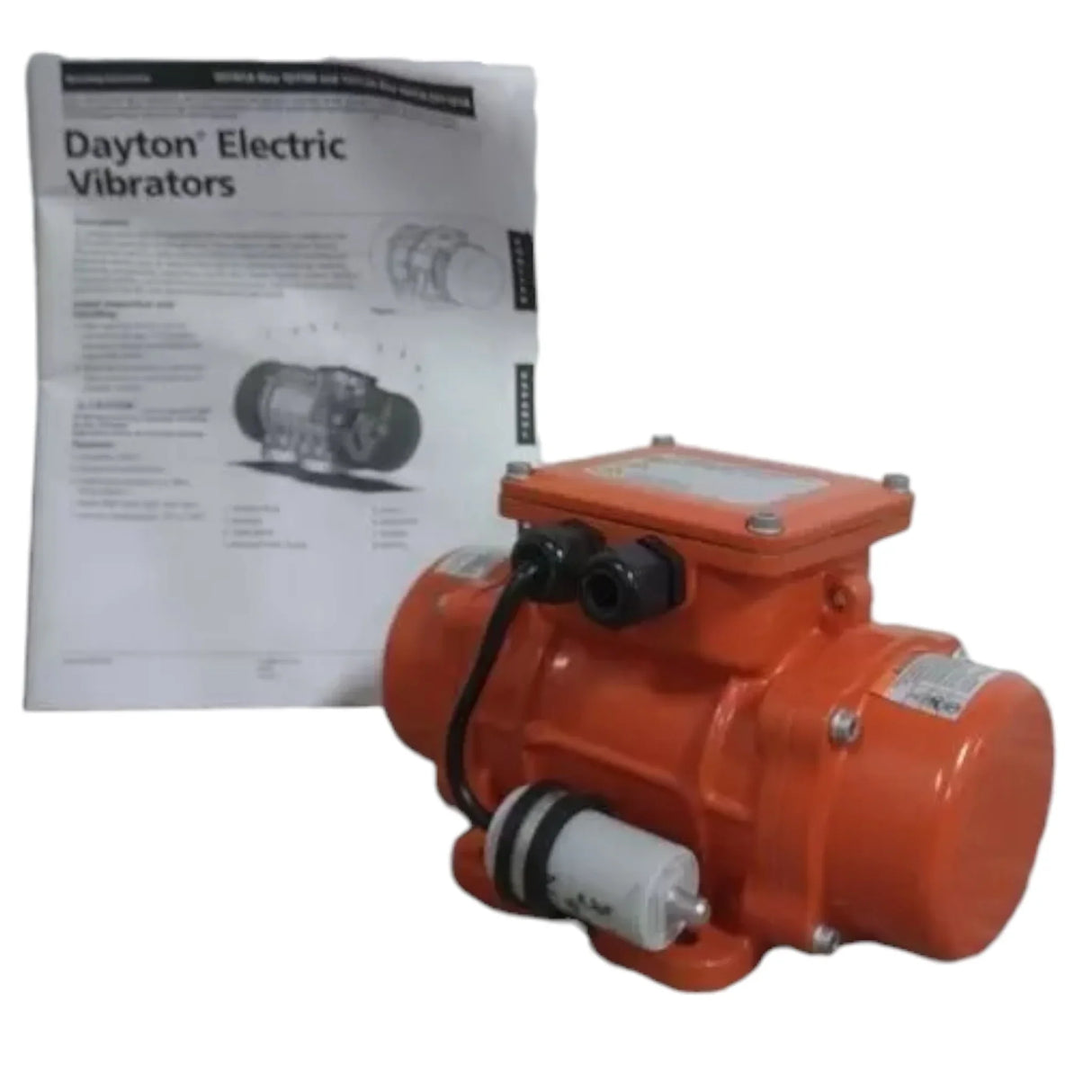 1DYN1 Dayton Electric Vibrator 11/100 HP 3600 VPM Force Rating 115VAC - Truck To Trailer
