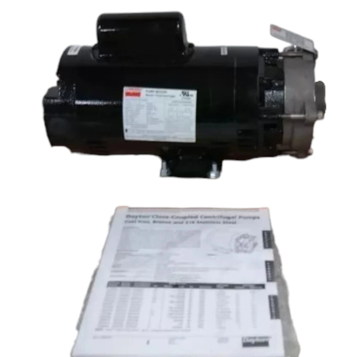 2ZWU6 Dayton Centrifugal Pump 1-1/2 HP 3450 Max RPM 115/208-230VAC - Truck To Trailer