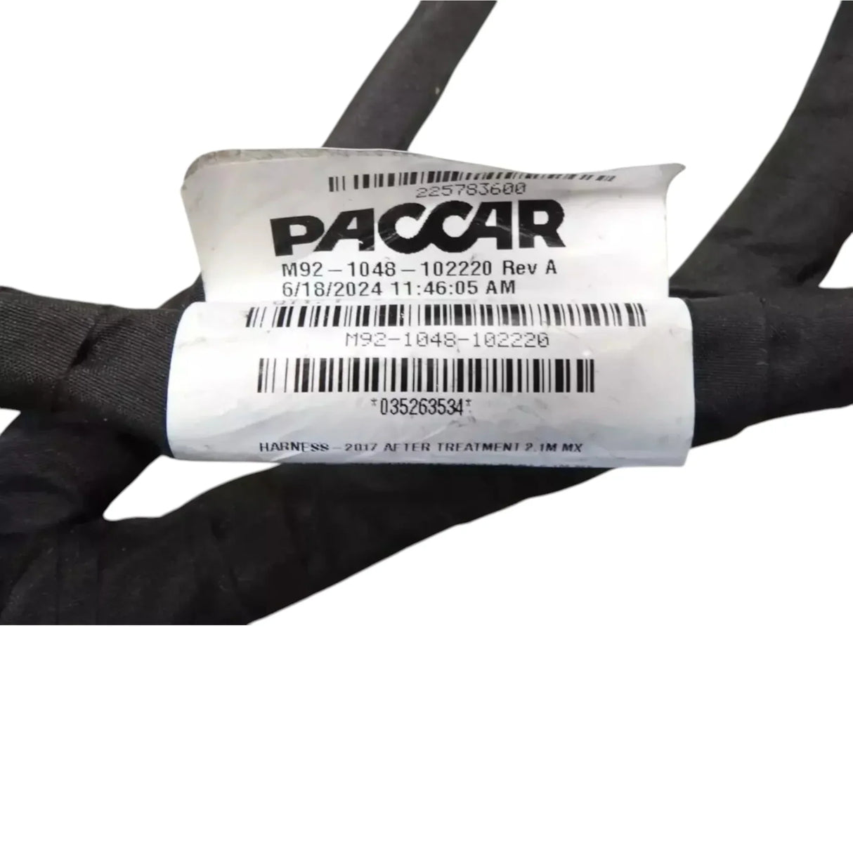 M921048102220 Genuine Paccar Aftertreatment Wiring Harness - Truck To Trailer