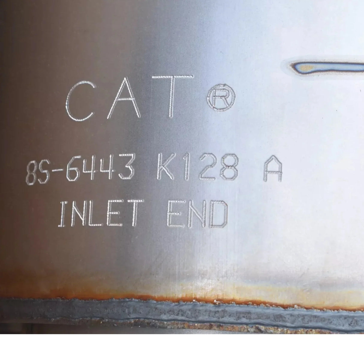 8S-6443 Genuine Caterpillar Exhaust Muffler - Truck To Trailer