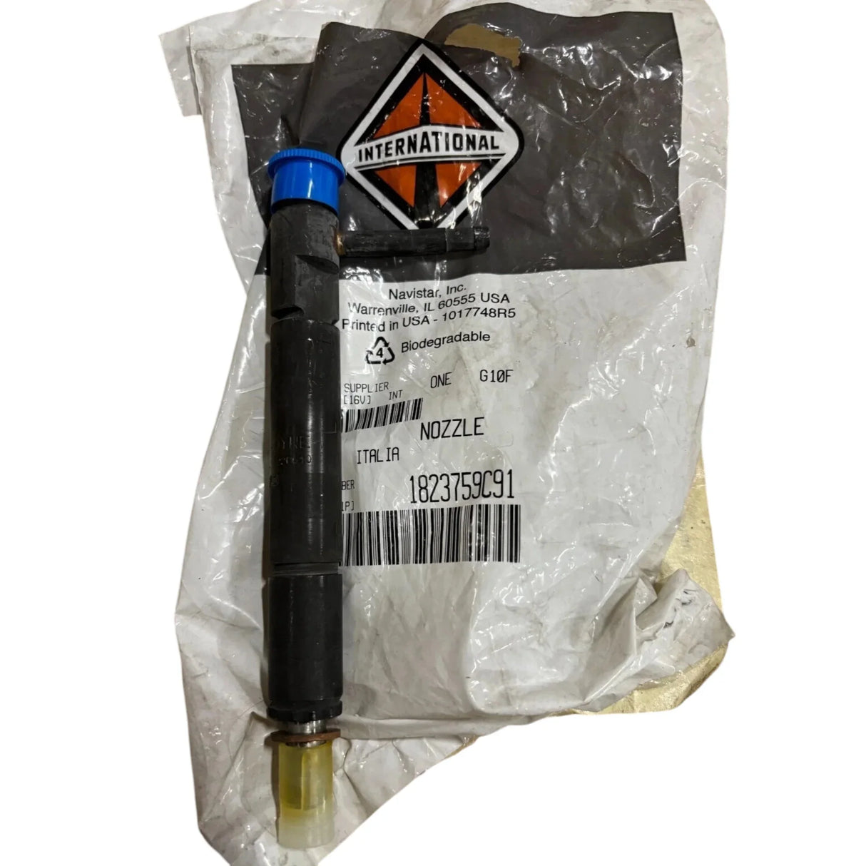 1823759C91 Genuine International Nozzle & Holder Assembly - Truck To Trailer