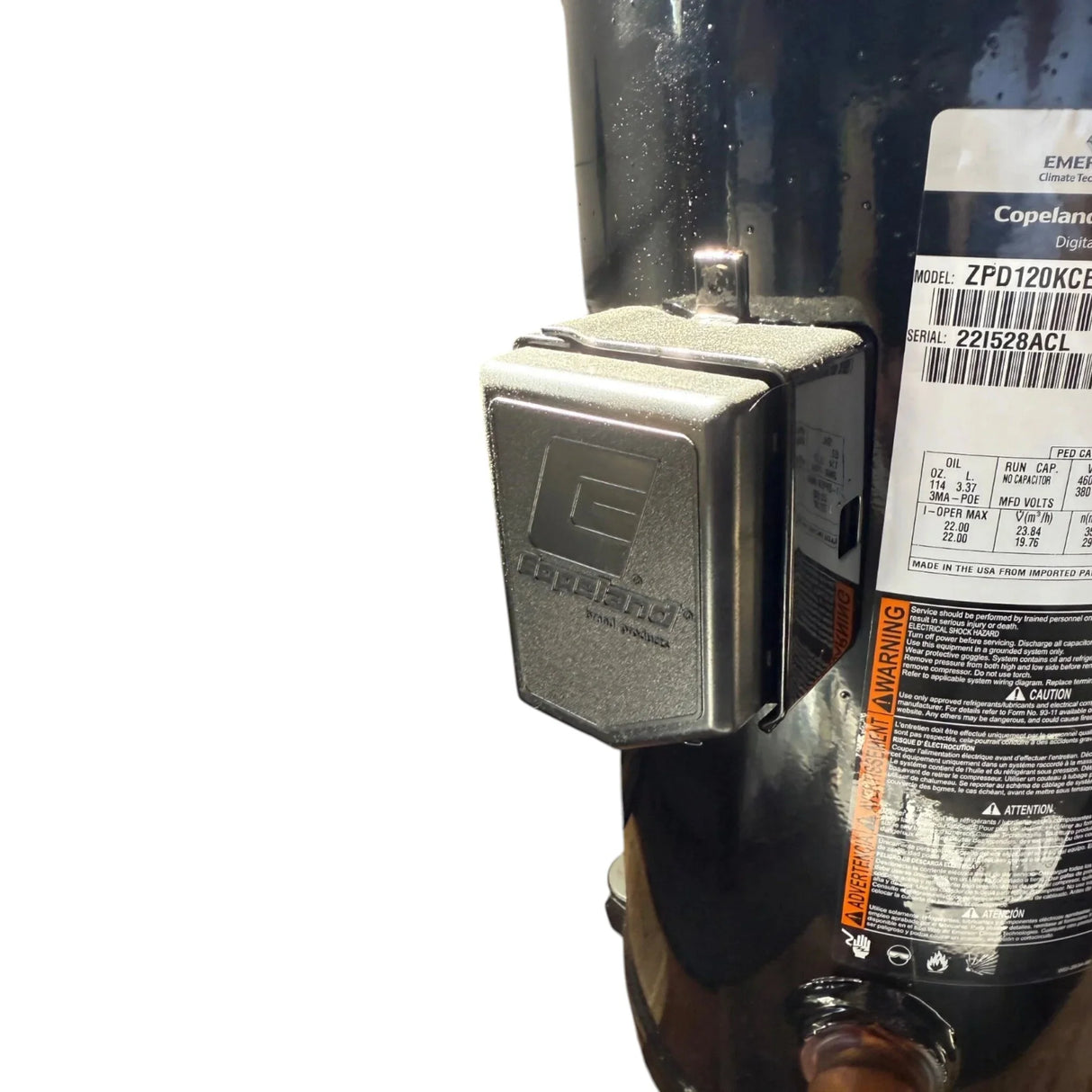 ZPD120KCE-TFD-455 Genuine Copeland Scroll Compressor - Truck To Trailer