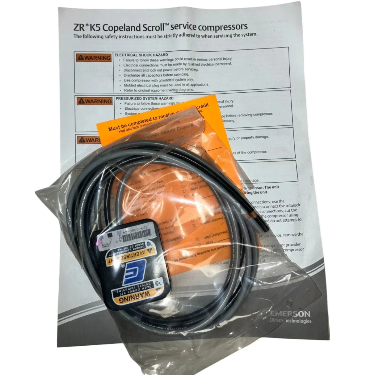 ZR48K5E-PFV-800 Copeland Scroll Compressor - Truck To Trailer