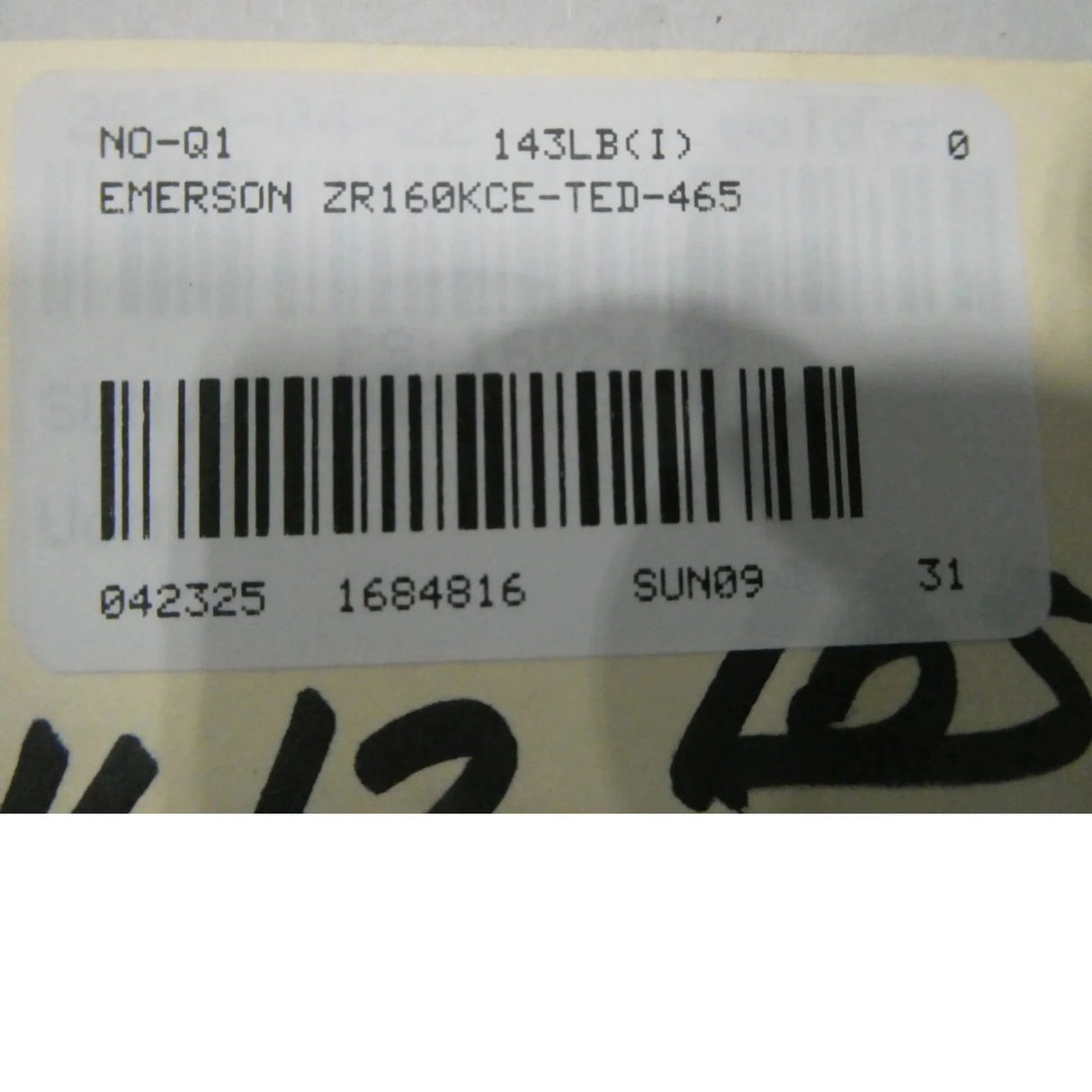 ZR160KCE-TED-465 Copeland Scroll Compressor - Truck To Trailer