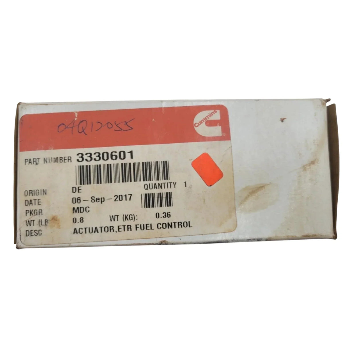 3865310 Genuine Cummins Fuel Control Actuator - Truck To Trailer