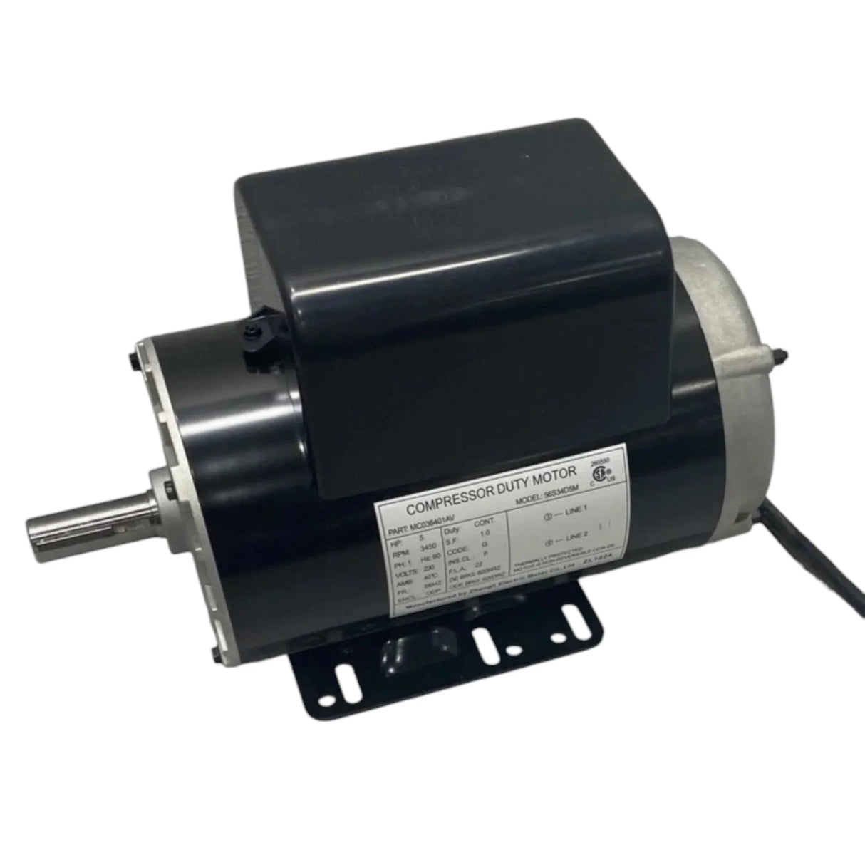 MC036400SJ Campbell Hausfeld Electric Motor 230V - Truck To Trailer