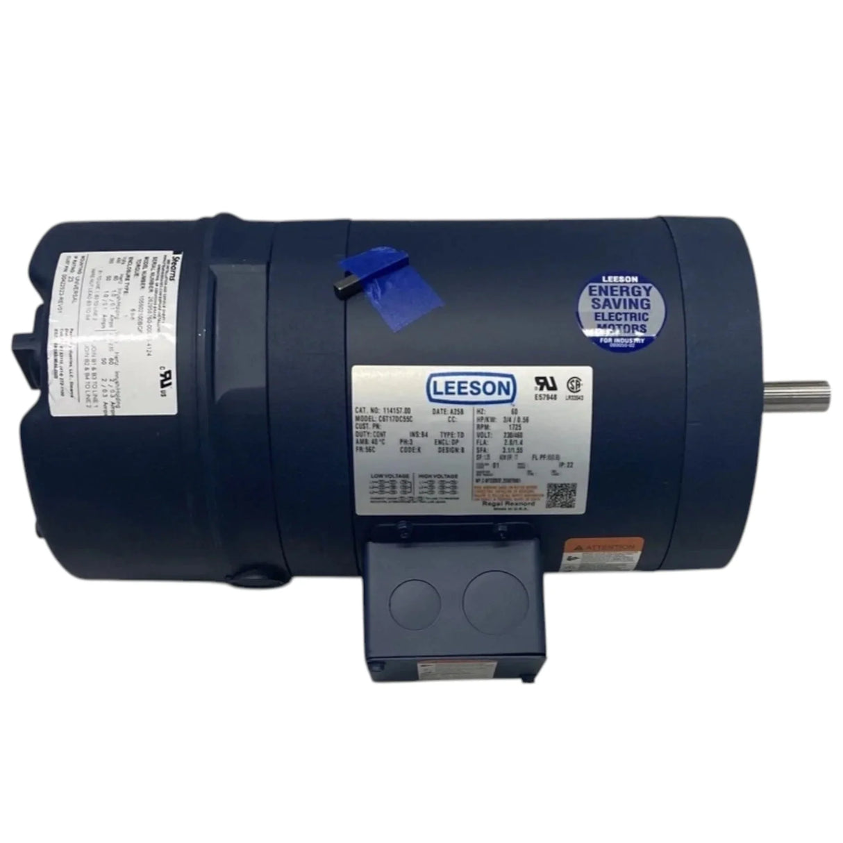 114157.00 Leeson Brake Motor 230/460V - Truck To Trailer