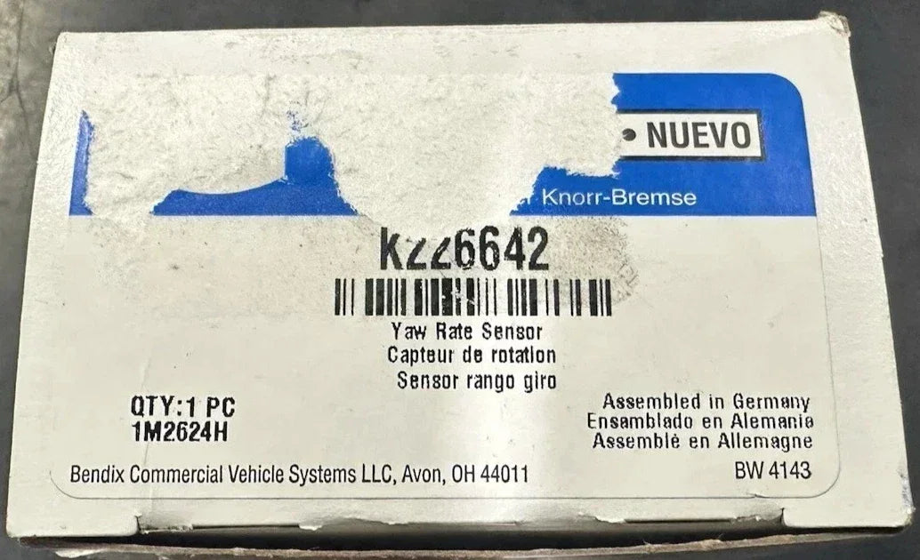 K226642 Genuine Bendix Yaw Rate Sensor 12V - Truck To Trailer
