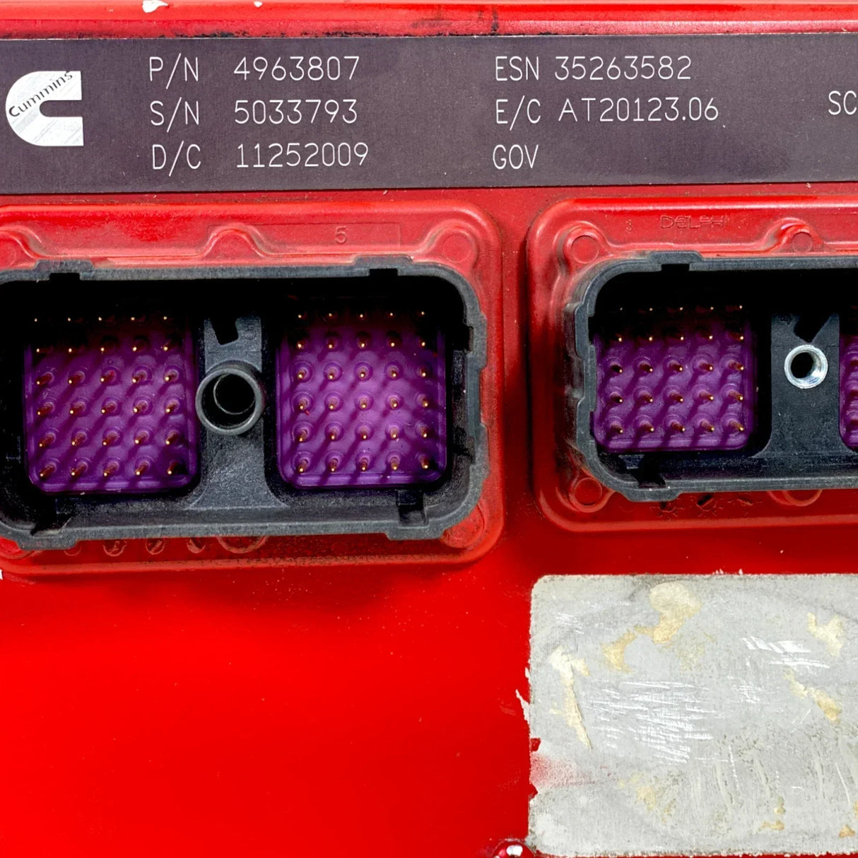4963807RX Genuine Cummins ECM Electronic Control Module - Truck To Trailer