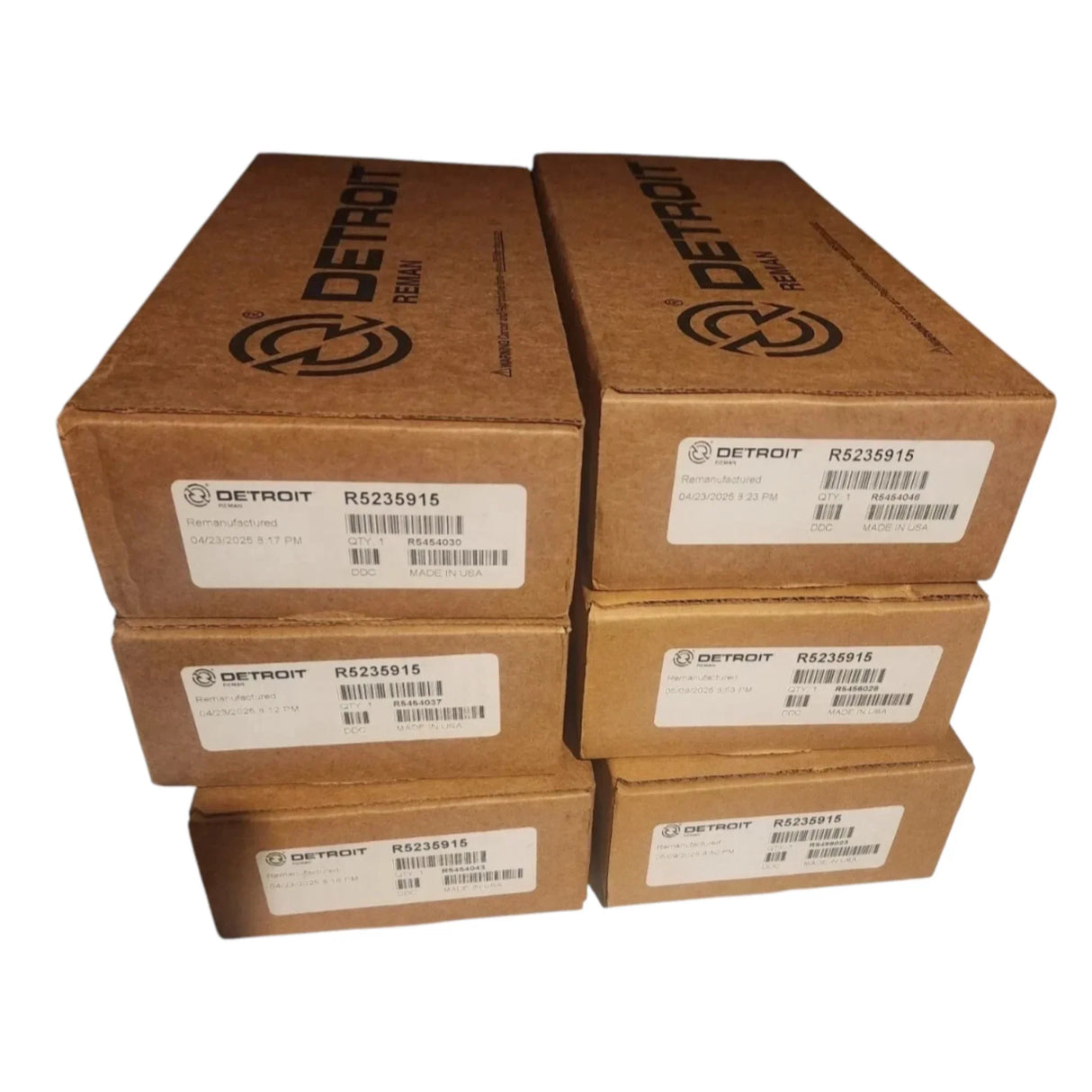 R5235915 Genuine Detroit Diesel Fuel Injector Set Of 6 - Truck To Trailer