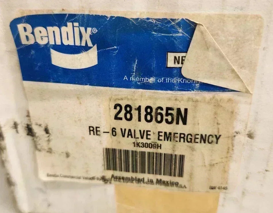 281865 Genuine Bendix Air Brake Emergency Relay Valve - Truck To Trailer