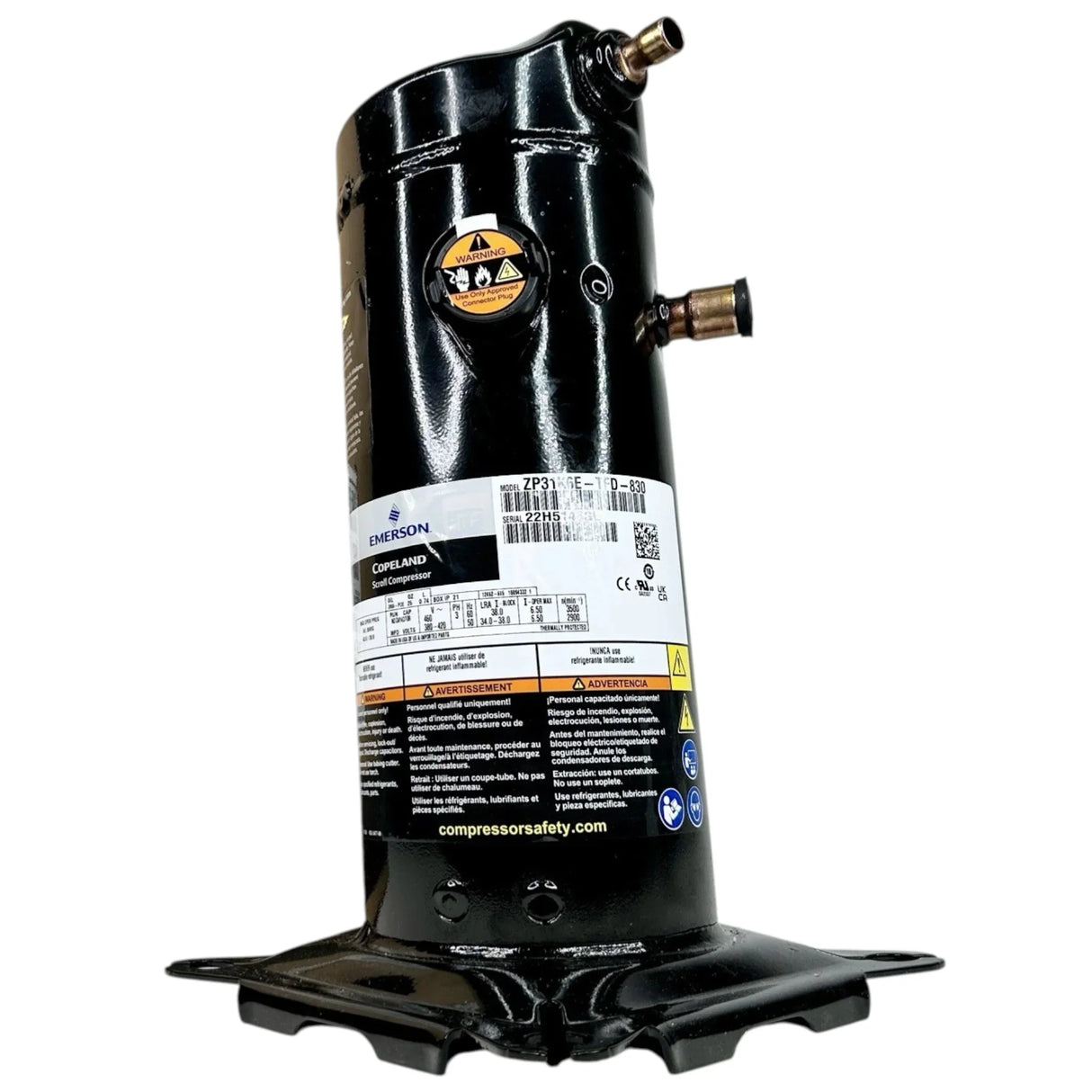 ZP31K6E-TFD-830 Genuine Copeland Scroll Compressor - Truck To Trailer