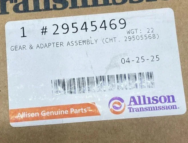 29545469 Genuine Allison Gear Adapter Assembly - Truck To Trailer