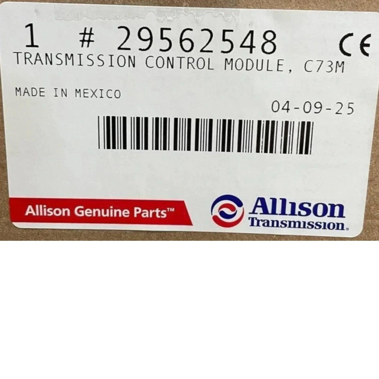 29562548 Genuine Allison Transmission Control Module - Truck To Trailer