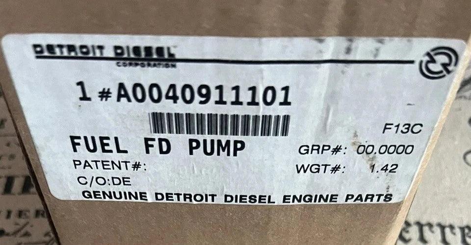 A0040911101 Genuine Detroit Diesel Fuel Lift Pump - Truck To Trailer