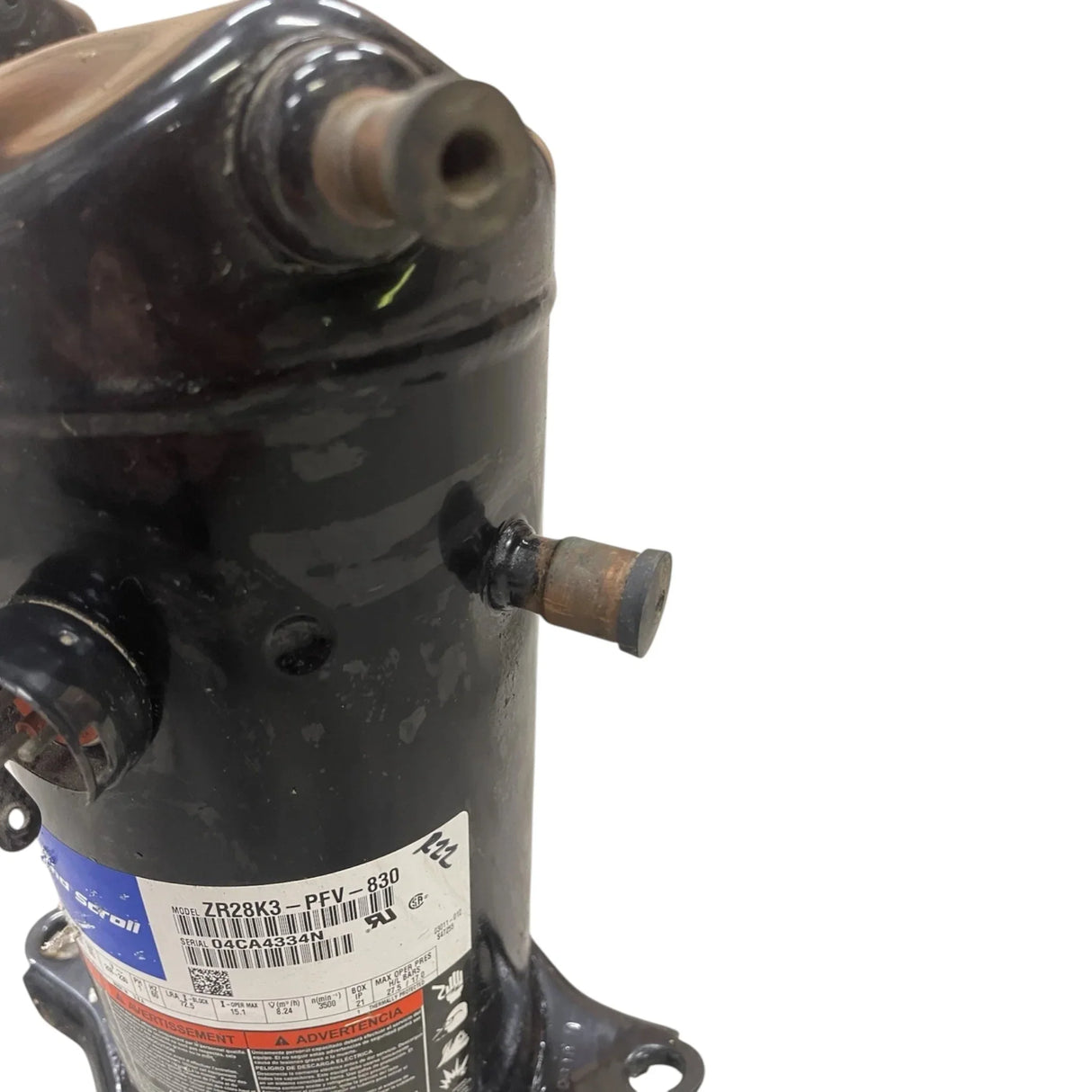 ZR28K3-PFV-830 Copeland Scroll Compressor - Truck To Trailer